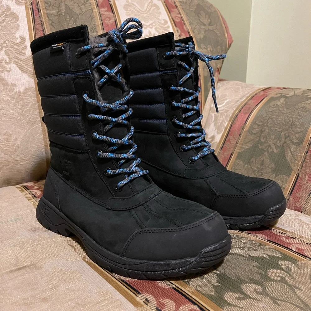 UGG Men's Butte Quilted Waterproof Snow Boots. Size 7 Men N17-07
